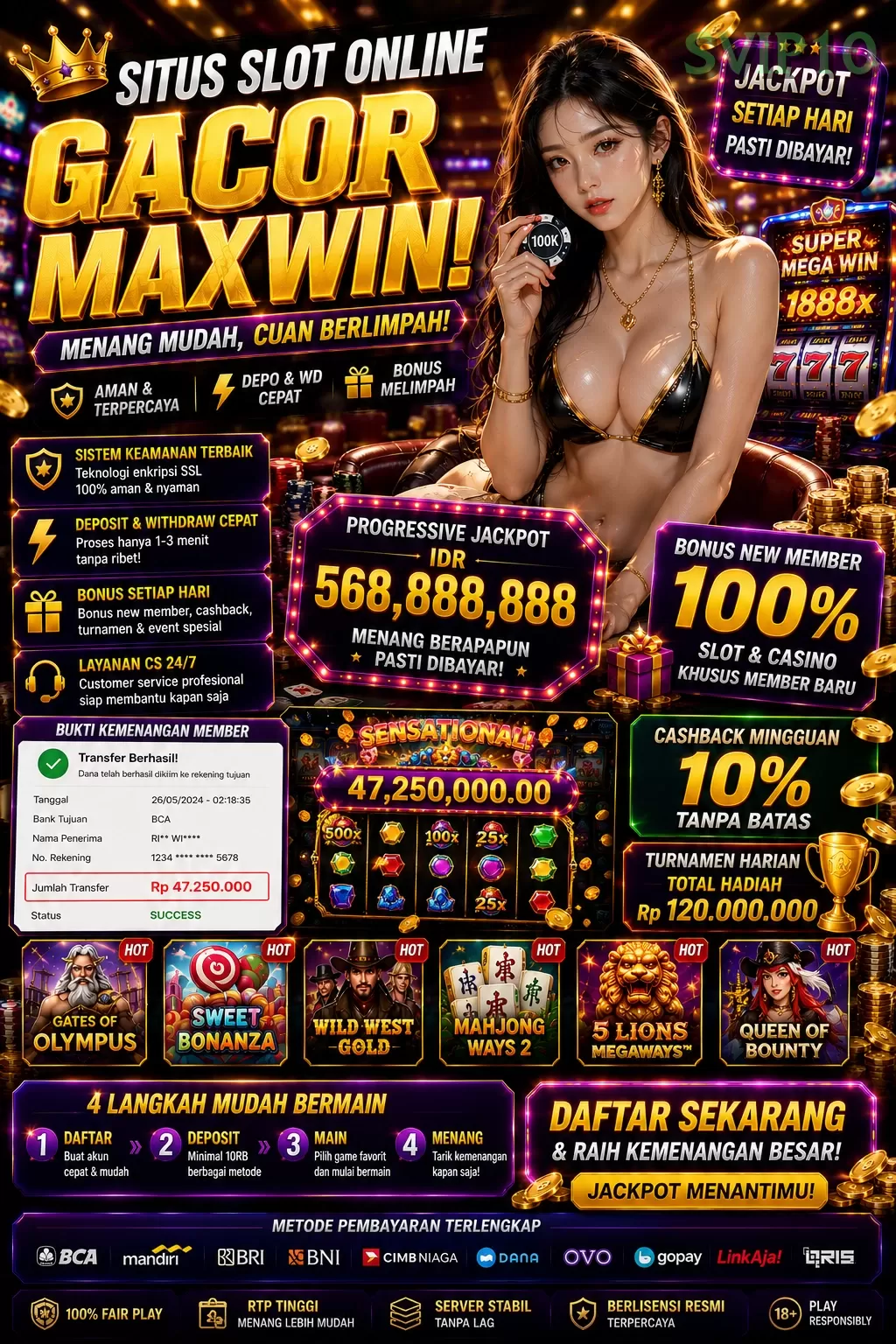 Slot Gacor idsvip10 Setiap Hari